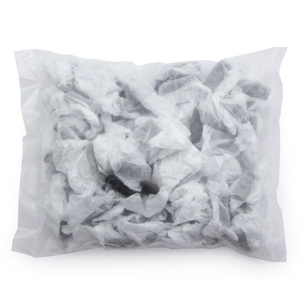 Фиксатор (зажим) для шнура пластик 2 отв., ⌀4.0 мм, 10х23 мм, черная резина, 100 шт