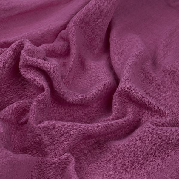 Муслин 125 г/м², 130 см / 2 метра, TBY.Mus.24723.53.2, цв.53 ягодный