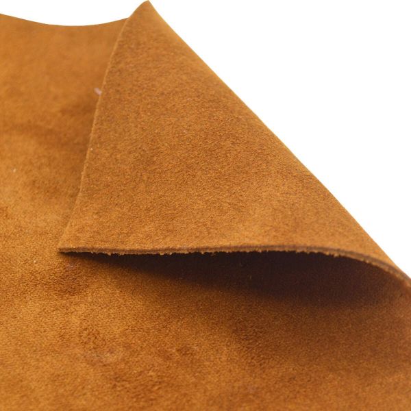 Замша натуральная в листах А5 (21*14,8см), 100% кожа (32 кэмел) 5401