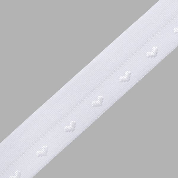 Резинка бельевая (окантовочная) 20.0 мм / 50 метров, тканая, отбеленный, ML124020/99
