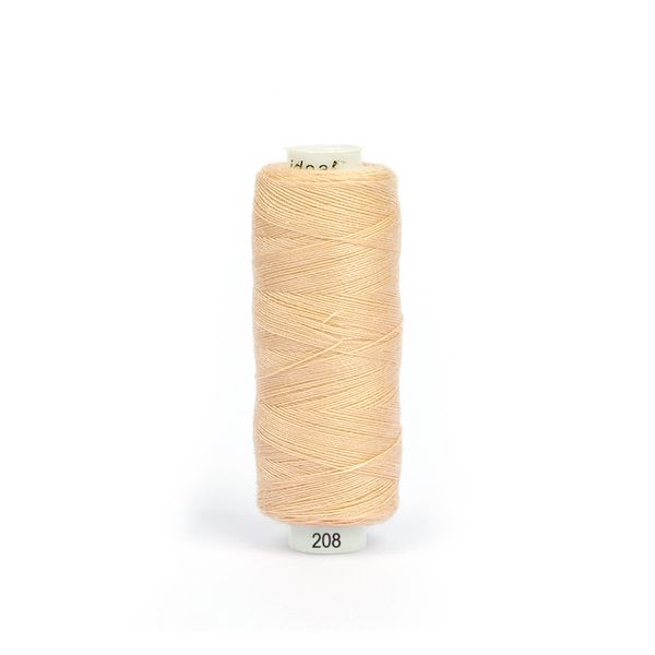 Нитки швейные бытовые Ideal 40/2, 366 м / 10 кат., 208 персиковый