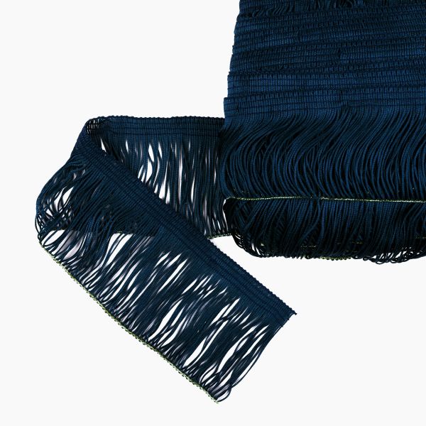 Бахрома отделочная 90.0 мм / 25 метров, 231 т.синий, Gamma 117