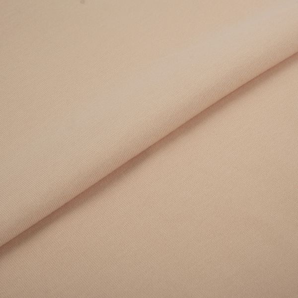 Трикотаж кукольный отрез 50х155 см, 225 г/м², 03 розовый/кремовый, Peppy DTF-01