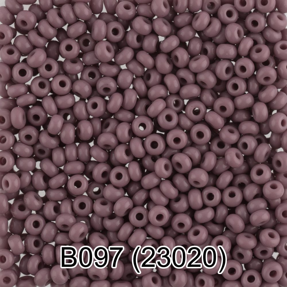 Бисер Gamma 10/0 (2.3 мм), 150 г (10х5 г), B097 лиловый, 23020, круглый 2