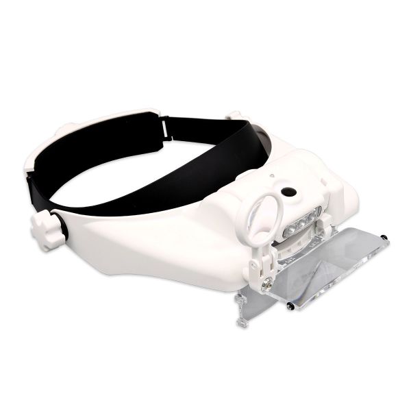 Лупа с креплением на голову и подсветкой, S090787