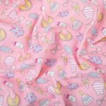 Ткань для пэчворка Peppy Молочные сны фланель, отрез 100х110 см, 175 г/м², МС-17 розовый, Peppy