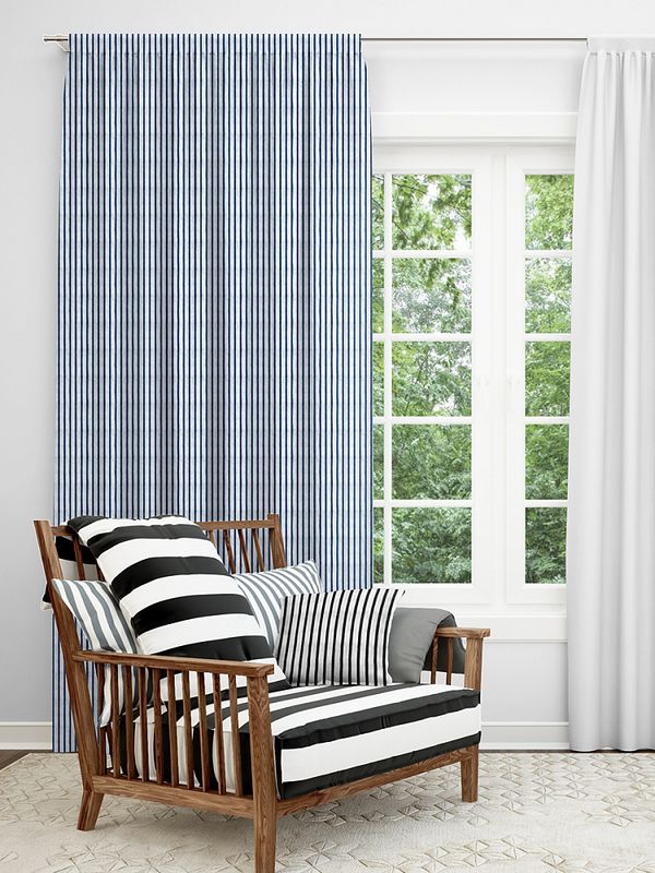 Льняная ткань 140 г/м², 150 см / 3 метра, TBY.DJ.13-3, цв.синий