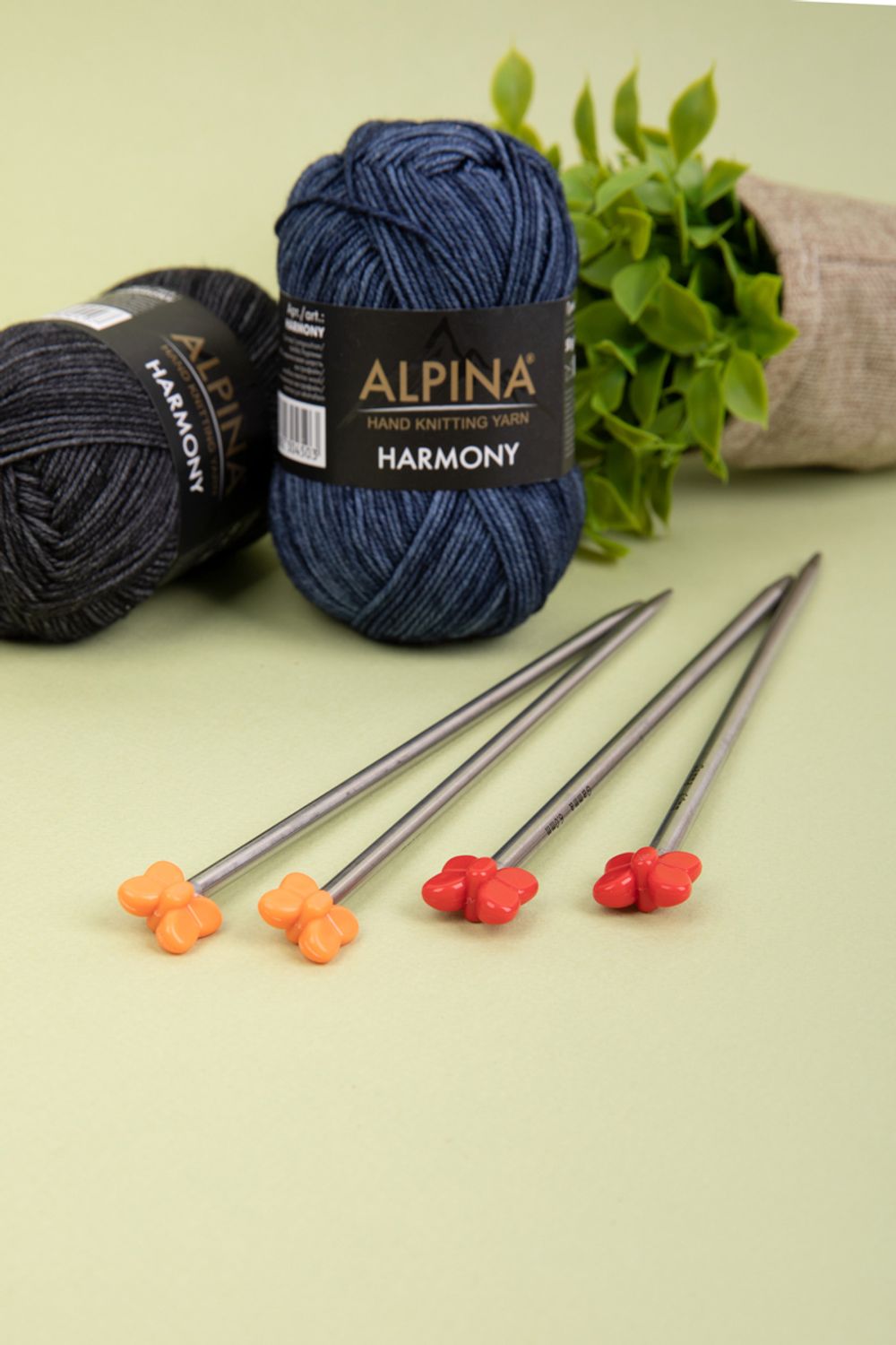 Спицы прямые металл ⌀4.0 мм, 20 см, никель, Gamma MK-20P