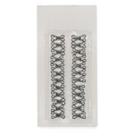 Крючки пришивные 17х9 мм, №3, оксид, 0300-4001