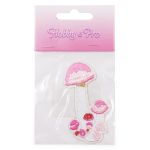 Термоаппликация Грибочки, 4.2х7.2см, Hobby&Pro