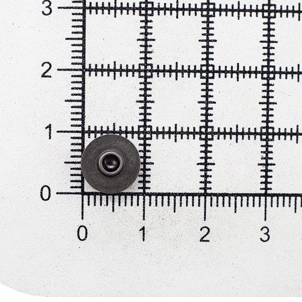 Хольнитены ⌀9 мм, |БЕЗ ГВОЗДЯ|, BIG, т.серебро, 100 шт