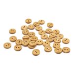 Пуговицы на 2 прокола Handmade with love 20L (12,5мм), дерево (Yellow (желтый)), W22, 36 шт