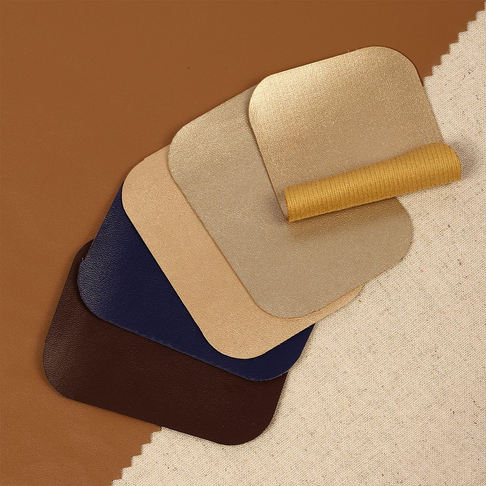 Набор заплаток кожзам арт.TBY.N65 Ассорти 1, 8х6см уп.5 шт