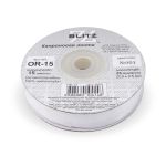 Лента капроновая (органза) 15.0 мм / 22.8±1 метра, 001 белый, Blitz OR-15