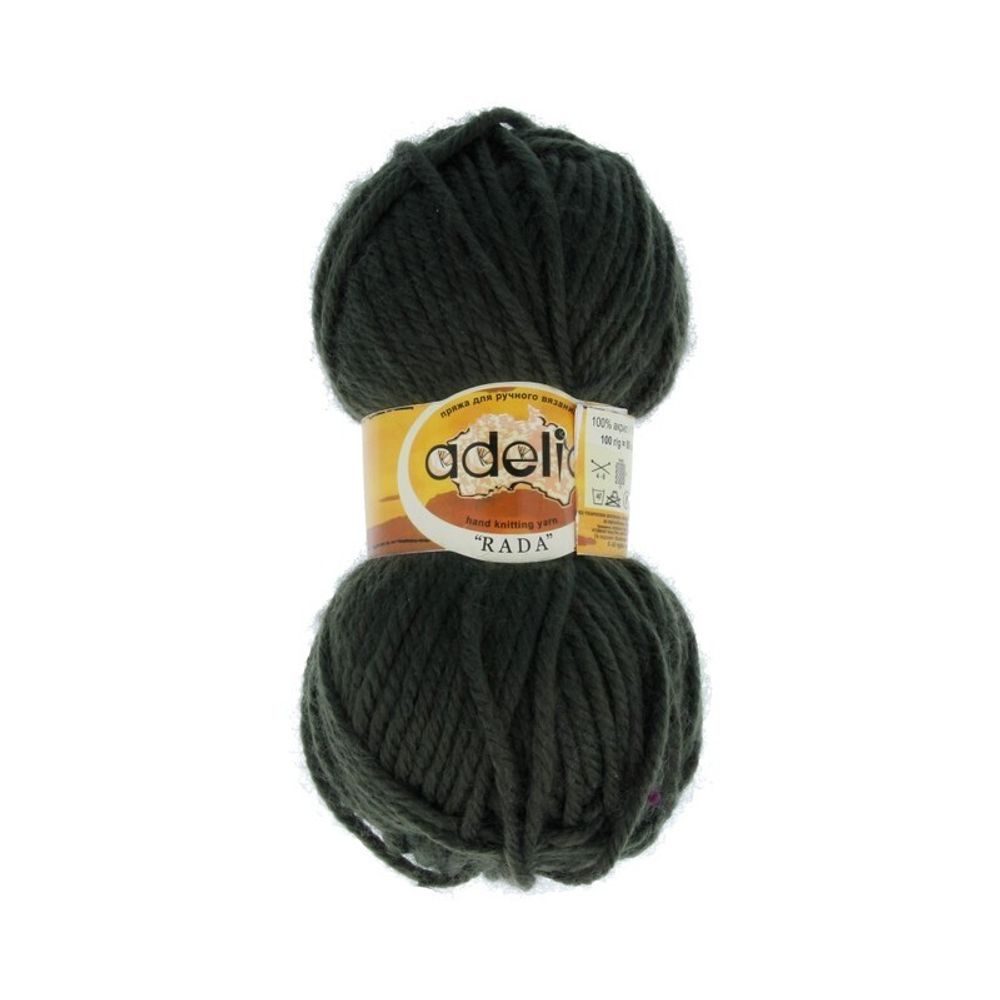 Пряжа Adelia Rada / уп.10 мот. по 100г, 80м, 031 хаки
