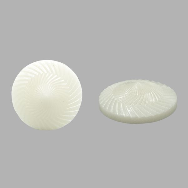 Пуговицы на ножке 40L (25мм) (white (белый)), 36 шт