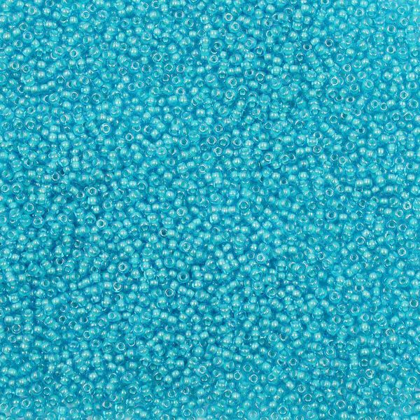 Бисер Preciosa прозрачный с цв. центром 10/0 (2.3 мм), круг.отв., 50 г, (61015)