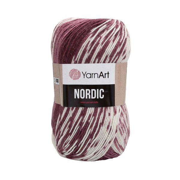 Пряжа YarnArt (ЯрнАрт) Nordic / уп.3 мот. по 150 г, 510м, 665 меланж