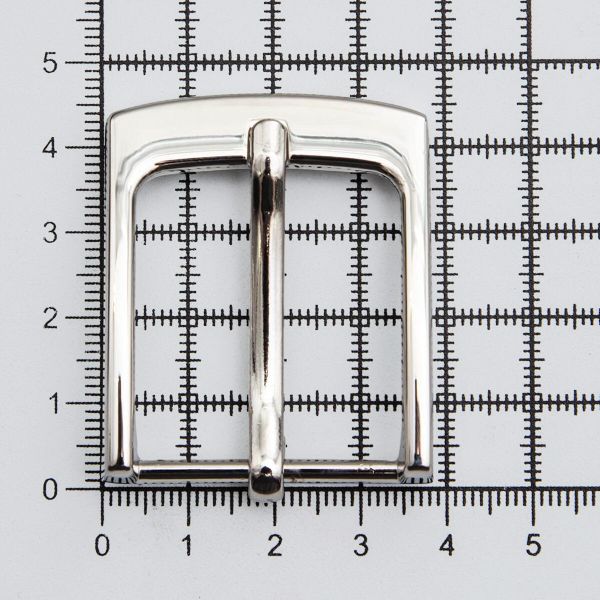 Пряжка ременная металл 30 мм (Silver (серебристый)), 3 шт, 618850-2