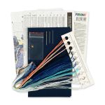 Набор для вышивания нитками Panna, Фантазийные жуки. Сапфир и физалис, 12.5х9 см