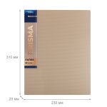 Папка с вкладышами 40 л. A4 600 мкм 20 мм, эффект 3D, 6 шт, бежевый new EC211700127, Expert Complete EC211700127