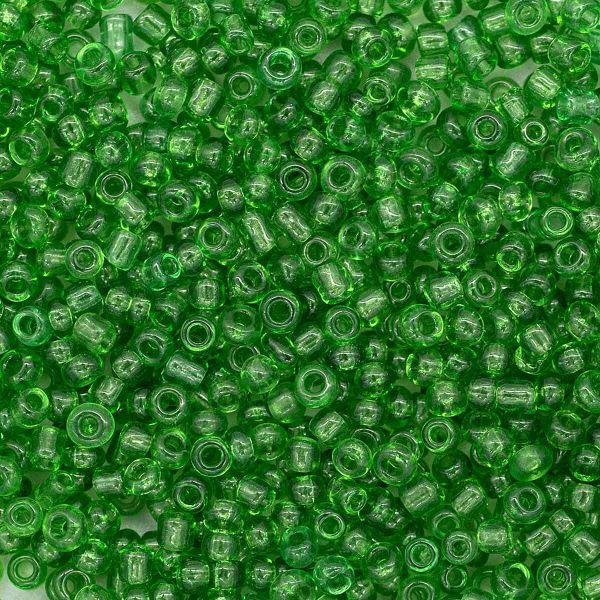 Бисер Astra&Craft 11/0 (2.1 мм), 200 г (10х20 г), цв. 7 св.зеленый/прозрачный