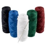 Швейные армированные нитки (набор) ПНК им.Кирова 45ЛЛ, 150 м / 5 кат. + иголка, Дорожный, ассорти