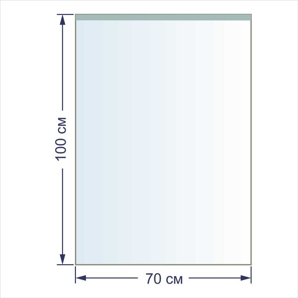 Пакет упаковочный 30 мкр. 70х100 см, 100 шт, п/эт, Gamma