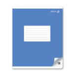 Тетрадь ученическая школьная A5 12 л. на скобе 65 г/м², белизна 100% 25 шт клетка, 01398 Однотон с уголком, Светоч Т74