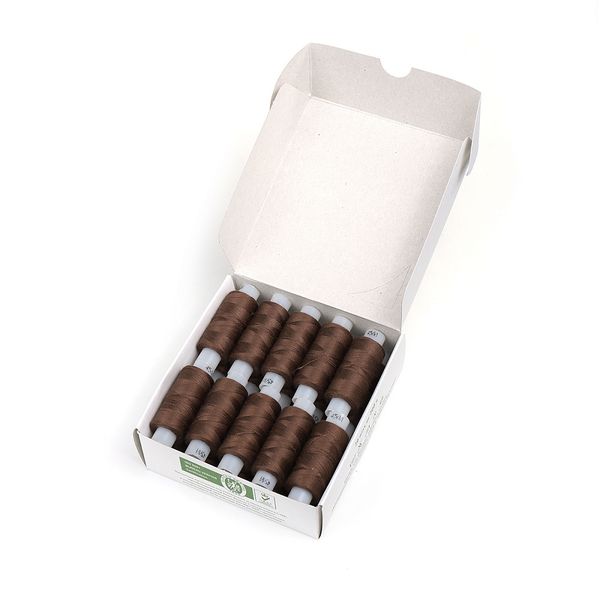 Нитки армированные ПНК им.Кирова 45ЛЛ, бытовые, 200 м / 20 кат., 5110 коричневый