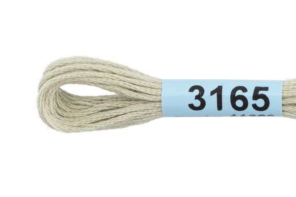 Мулине Gamma 100% хлопок, цв.3226 бежевый, 24 мотка по 8 метров