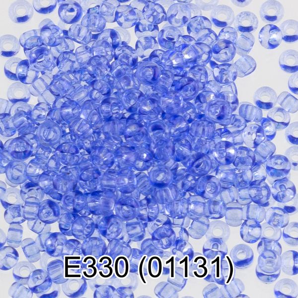 Бисер Gamma 10/0 (2.3 мм), 50 г, E330 синий, 01131, круглый 5