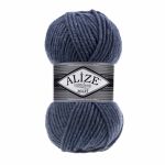 Пряжа Alize (Ализе) Superlana Maxi / уп.5 мот. по 100 г, 100м, 203 джинса A