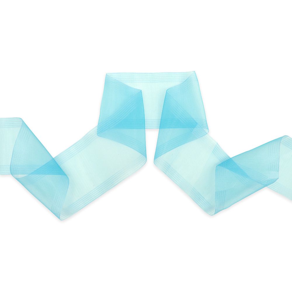 Лента для бантов (капрон) 11 см, 25 м (голубой) С3503