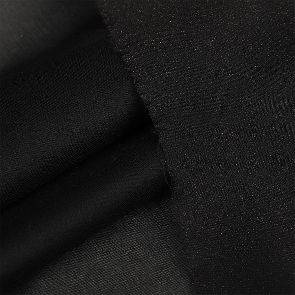 Дублерин эластичный 25 г/м², черный, шир.150см, 100м