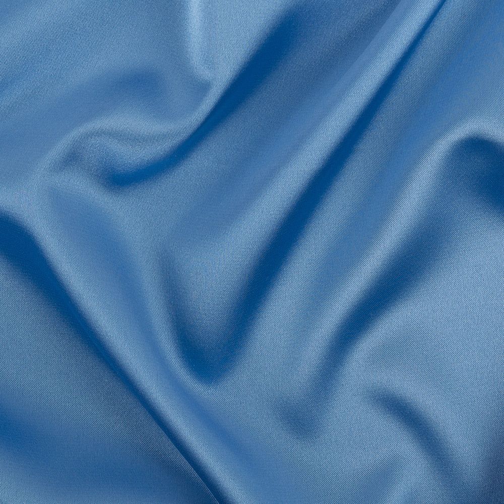Ткань блузочная Poly satin 100 г/м², 45х45 см, 05 голубой, Gamma PSS-001
