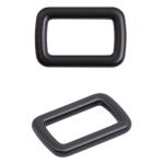 Рамка прямоугольная металл 15 мм /21х14 мм/ черный матовый, ГУ12749, 4 шт