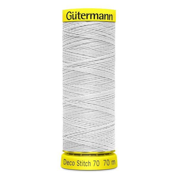 Нитки отделочные Gutermann Deco Stitch 70, 70м, 008 суровый, 5 катушек