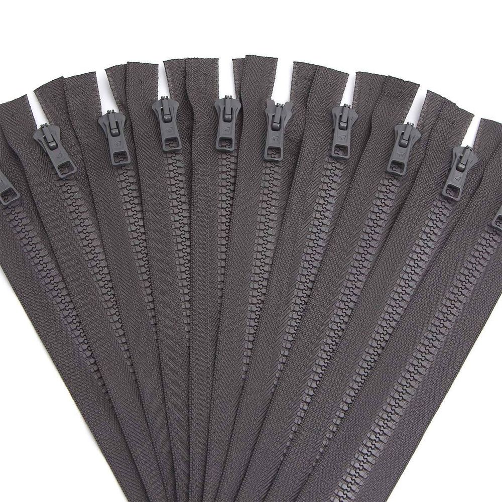 Молния трактор Arta Т6 (6 мм) 1 зам., н/раз., 18 см, цв. 196 дым, уп.10 шт