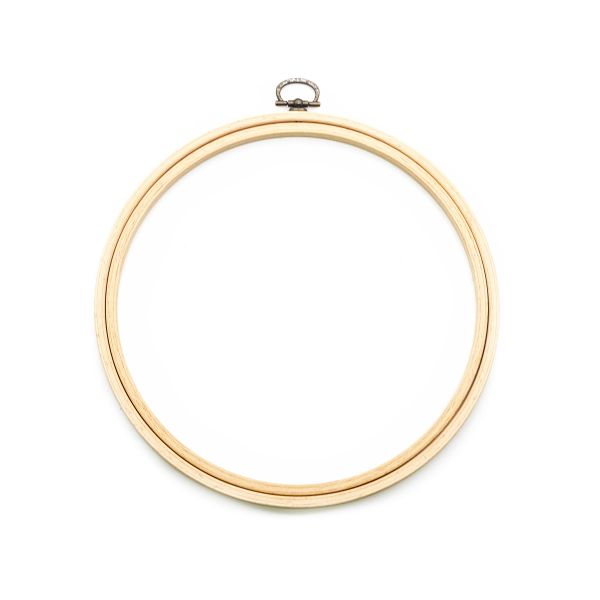 Пяльца-рамка круглые деревянные 19см, Nurge Hobby