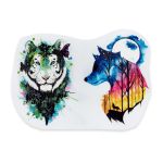 Термотрансфер 23.5х16.2 см, М-822 волк и тигр, микс, 1 шт, Gamma M №08