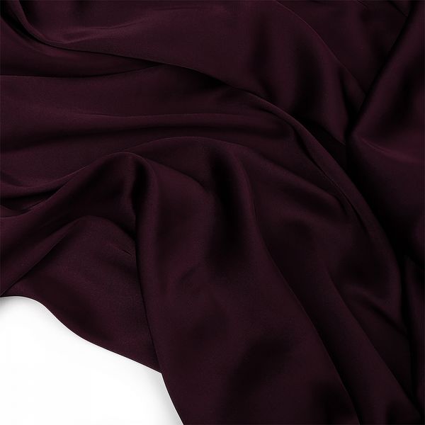 Шелк Армани 90 г/м², 150 см / 2 метра TBYArm-117 цв.117 бордо (сливовое вино)