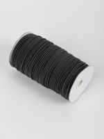 Резинка шляпная (шнур эластичный) ⌀2.5 мм / 100 метров, F312 тёмно-серый