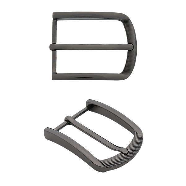 Пряжка ременная металл 35 мм (Nickel) MR81, 3 шт