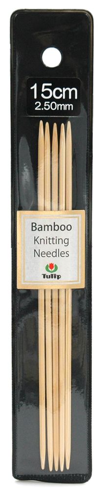 Спицы чулочные Tulip Bamboo ⌀2,5 мм, 15см, KND060250