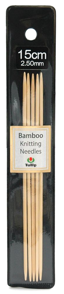 Спицы чулочные Tulip Bamboo ⌀2,5 мм, 15см, KND060250 /TOS/