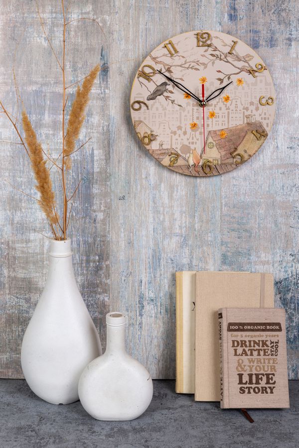 Заготовка из фанеры часы, ⌀25 см, БА-13 Mr.Carving