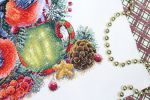 Набор для вышивания нитками МП Студия, Зимние беседы, 19х19 см