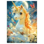 Пазл 80 элементов, PZL-80/15 Единорог и бабочки, Фрея