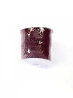 Лента бархатная (тесьма) 10.0 мм / 22.86±1 метров, арт.10VR44 нейлон цв.бордо